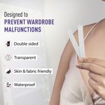 Buy Sirona Women Fashion Tape Double Stick Strips a€“ 50 Strips | For Clothing & Body, Strong and Clear Tape for All Skin Tones and Fabric | Transparent | Bra Tape Strips - Purplle