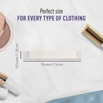 Buy Sirona Women Fashion Tape Double Stick Strips a€“ 50 Strips | For Clothing & Body, Strong and Clear Tape for All Skin Tones and Fabric | Transparent | Bra Tape Strips - Purplle