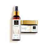 Buy Good Vibes Korean Rice Water Glow | Brightening Gel Creme(50 gm) and Toner(120 ml)| Soothing | Combo. - Purplle