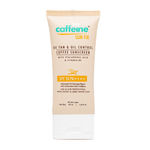 Buy mCaffeine De Tan Oil Control Coffee Sunscreen SPF 50 PA++ With Hyaluronic Acid & Vitamin B3 (50 ml) - Purplle