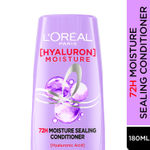 Buy L'Oreal Paris Hyaluron Moisture 72H Moisture Sealing Conditioner | With Hyaluronic Acid | For Dry & Dehydrated Hair | Adds Shine & Bounce 180ml - Purplle