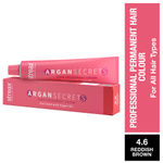Buy Streax Professional Argan Secret Hair Colourant Cream - Reddish Brown 4.6 (60 gm) - Purplle