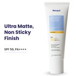 Buy Re'equil Ultra Matte Dry Touch Sunscreen Gel SPF 50 PA++++ 50 gm - Purplle