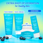 Buy Dot & Key Blueberry Hydrate Barrier Repair Sunscreen SPF 50+, PA++++ - With Hyaluronic & 5 Ceramides - Pack of 2 - 100g - Purplle