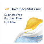 Buy Dove Beautiful Curls Sulphate Free Hydrating Shampoo, No Parabens & Dyes, Made for Curly Hair, With Tri-Moisture Essence for smooth, shiny, bouncy curls (380 ml) - Purplle