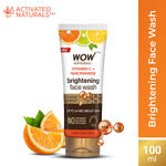 Buy WOW Skin Science Brightening Vitamin C Face Wash For Age spots and Hyperpigmentation - No Parabens, Sulphate, Silicones & Color (100 ml) - Purplle