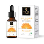Buy Good Vibes Anti-Blemish Glow Vitamin C Face Serum | Free 50% Product Extra | Brightens skin, Light, Non- Sticky |15 ml - Purplle