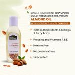 Buy Indus Valley BioOrganic Cold Pressed Sweet Almond Oil (25 ml) - Purplle