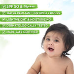 Buy Mamaearth Baby Rich Moisturizing Ultra Light Sunscreen-50 gm SPF 50 & PA+++|Water Resistant|Lightweight & Moisturizing|Suits all Skin Types|Safe For Babies|Dermatologically Tested|Hydrating Sunscreen|Sun Protection|Sunscreen For Babies - Purplle
