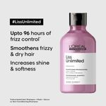 Buy L'Oreal Professionnel Serie Expert Liss Unlimited Shampoo + Liss Unlimited Smoother Serum (300 ml + 125 ml) - Purplle