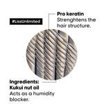 Buy L'Oreal Professionnel Serie Expert Liss Unlimited Shampoo + Liss Unlimited Smoother Serum (300 ml + 125 ml) - Purplle