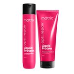 Buy Matrix Opti.Repair Shampoo + Conditioner | For Damaged Hair (350 ml + 196 gm) - Purplle