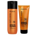 Buy Matrix Opti Care Professional Ultra Smoothing Shampoo + Opti.Care Professional Anti-Frizz Conditioner | For Straight hair (200 ml + 98 g) - Purplle