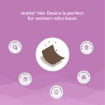 Buy Wellbeing Nutrition Melts Her Desire | Female Libido Booster to Increase Drive, Stamina and Energy | Libifem®, L-Arginine, Ashwagandha & Vitamin E (30 Oral Strips) - Purplle