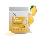 Buy Wellbeing Nutrition Glow Korean Marine Collagen Peptides with Type I & III - Pina Colada Flavor,250 gm - Purplle