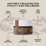 Buy Wellbeing Nutrition Pure Himalayan Shilajit Gold for Strength, Stamina, Performance, Stress Relief and Vitality | With Ashwagandha, Safed Museli & Swarna Bhasma (24K Gold Leaf) | Lab Tested - 20 gm - Purplle