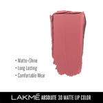 Buy Lakme Unreal 3D Slim Bullet, Matte Finish, Elegant Pink, 3.6 gm - Purplle