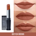 Buy LakmeA Unreal 3D Slim Bullet, Matte Finish, British Brown, 3.6 gm - Purplle