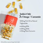 Buy Wellbeing Nutrition Slow | Triple Strength omega-3 (60 Capsules) - Purplle
