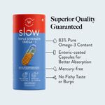 Buy Wellbeing Nutrition Slow | Triple Strength omega-3 (60 Capsules) - Purplle