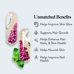 Buy Wellbeing Nutrition Slow Hair, Skin & Nails | Collagen, Glutathione(60 Capsules) - Purplle