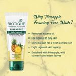 Buy Biotique Pineapple Oil Control Foaming Face Wash (150 ml) - Purplle