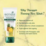Buy Biotique Bio Pineapple Oil Control Foaming Face Wash (50 ml) - Purplle