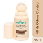 Buy mCaffeine 5% AHA & Coffee Underarm Roll On_50 ml - Purplle
