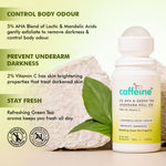Buy mCaffeine 5% AHA & Green Tea Underarm Roll On_50 ml - Purplle
