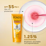 Buy Ponds Sun Miracle SPF 50 PA+++ Light Sunscreen - Protect & Bright, With 3% Active Niacinamide |100g - Purplle