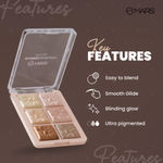 Buy MARS Glowzilla Palette with 6 Highlighters for Blinding Glow and Long Lasting Look - 01 | 12g - Purplle