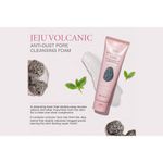 Buy The Face Shop Jeju Volcanic Lava Anti Dust Pore Cleansing Foam, face wash for pore care & blackhead cleansing 140 ml - Purplle
