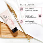 Buy The Face Shop Rice Water Bright Foaming Cleanser, Face Wash for glowing skin & even skin tone 100 ml - Purplle