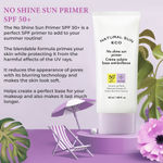 Buy The Face Shop No Shine Sun Primer SPF 50+ PA++++ With 2% Zinc Oxide & Squalane 50 ml - Purplle