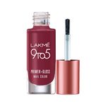 Buy Lakme 9to5 Primer + Gloss Nail Colour, Scarlet Blaze, 6 ml - Purplle