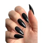 Buy AYA Nail Polish 01 Black (10 ml) - Purplle