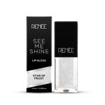 Buy RENEE See Me Shine Lip Gloss - Star Of Frost 2.5 ml, Non Sticky & Non Drying Formula, Long Lasting Moisturizing Effect, Compact and Easy to Carry - Purplle