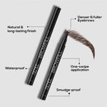 Buy RENEE Browfill Eyebrow Pen- Brown, Waterproof & Smudge-proof, One Swipe Application with Micro Precision, Natural & Long-lasting Finish, For Denser & Fuller Eyebrows, Easy to use, Cruelty-free, 1 ml - Purplle