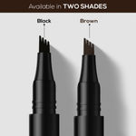 Buy RENEE Browfill Eyebrow Pen- Brown, Waterproof & Smudge-proof, One Swipe Application with Micro Precision, Natural & Long-lasting Finish, For Denser & Fuller Eyebrows, Easy to use, Cruelty-free, 1 ml - Purplle