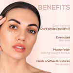 Buy RENEE DC Filter - Medium, Color Correcting Undereye Dark Circles Instantly, Light Weight, long lasting Formula, Seamless Matte Finish, Evens Skin Tone, Heals, Soothes & Restores Skin Elasticity 10 gm - Purplle