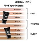 Buy RENEE Face Base BB Cream 7 in 1 with SPF 30 PA+++, Enriched with Hyaluronic Acid, Vitamin C, Hydrates, Nourishes & Smoothens Skin Texture, Sesame 30ml - Purplle