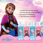 Buy Renee Disney Frozen Princess By Renee Bath & Body Care Set For Pre-teen, Includes Shampoo, Bodywash, Face Wash & Body Lotion, Soothing, Refreshing & Gentle Formula, Infused With Nourishing ingredients, Combo of 4, 60 ml each - Purplle