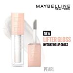 Buy Maybelline New York Lifter Gloss | Moisturizing, Tinted Lip Gloss With Hyaluronic Acid, Pearl , 5.4 ml - Purplle