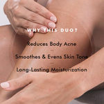 Buy mCaffeine Green Tea BHA Body Wash & Green Tea Niacinamide Body Lotion Combo of 2 - Purplle