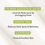 Buy mCaffeine Green Tea BHA Body Wash & Green Tea Niacinamide Body Lotion Combo of 2 - Purplle