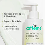 Buy mCaffeine Green Tea BHA Body Wash & Green Tea Niacinamide Body Lotion Combo of 2 - Purplle