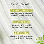 Buy mCaffeine Green Tea BHA Body Wash & Green Tea Niacinamide Body Lotion Combo of 2 - Purplle