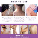 Buy Sanfe Instant Tan & Dead Skin Removal Exfoliating Body Wash | AHA Exfoliation in Minutes 250ml - Purplle