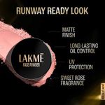 Buy Lakme Forever Matte Face Powder, Matte Finish, Oil Cointrol, for rosy glow, Warm Pink, 40g - Purplle