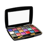 Buy Half N Half 18 Colours Makhmali Eyeshadow with Brush in Palette, Flawless Shades, Easy to Blend, Waterproof Durable Highly Pigmented Eye Makeup Set Gift for Women, Multicolour-02 (12.8gm) - Purplle